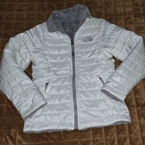 The North Face Reversible Insulated Jacket Grey | Kids Small (7/8)